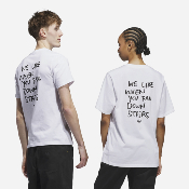 Adidas Skateboarding - Shmoofoil Stairs Tee - White / Black