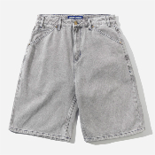 Butter Goods - Encounter Denim Shorts - Washed Soft Grey