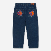 Butter Goods - Spider Denim Jeans (BAGGY) - Dark Indigo