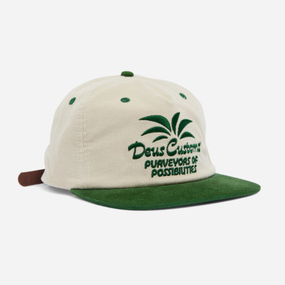 DEUS EX MACHINA - LAST RESORT CORD CAP - Forest