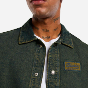 Dickies - LEWISTOWN DENIM JACKET - Green Tone Fade