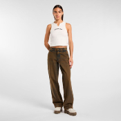 Dickies W - V Neck Top - Egret