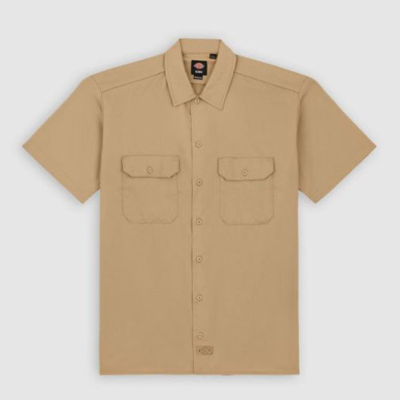 DICKIES - WORK SHIRT SS REC - Khaki