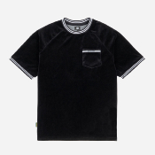 Magenta - Velours Pocket Tee - Black