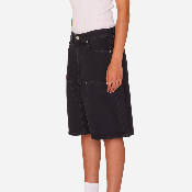 OBEY W - Shift Panel Short - Digital Black Faded Wash