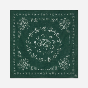 Polar - Welcome To My Mind Bandana - Dark Green