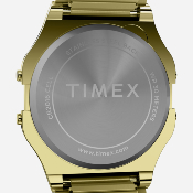 Timex - T80 34mm Stainless Steel Expansion Band Watch - Gold-Tone / Gold-Tone