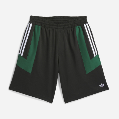 Adidas Skateboarding - Football Short - Black / Dark Green / White