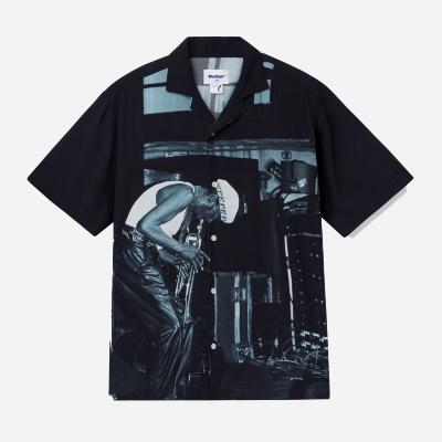 Butter Goods x Miles Davis - Savoy Rayon S/S Shirt - Black