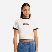 DICKIES - LEWISTOWN RINGER SS TEE W - Egret