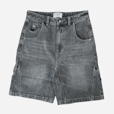 New Age - Jorts Denim Short - Dark Grey