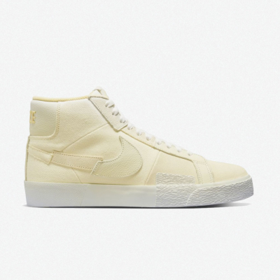 NIKE SB - ZOOM BLAZER MID PREMIUM "UNDYED" - LEMON WASH/LEMON WASH-LEMON WASH-WHITE