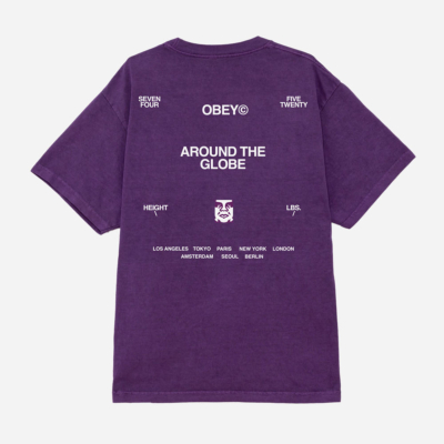 OBEY - AROUND THE GLOBE - Pigment imperial purple