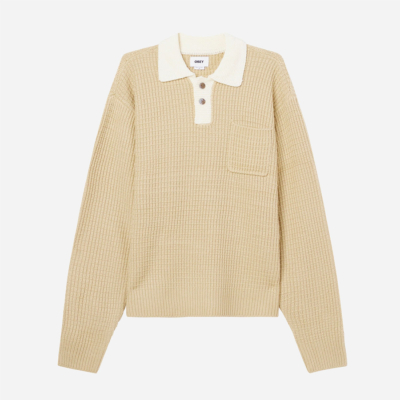 OBEY - DANNY POLO SWEATER - Khaki