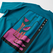 PARRA - THE STAND OFF T-SHIRT - Deep Sea Green