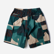 PARRA -  DISTORED CAMO SHORTS -  Green