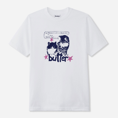 Butter Goods - Upside Down Tee - White