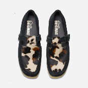 Clarks Originals - Wallabee T Bar Women - Black Interest