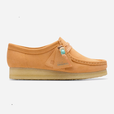 Clarks Originals - Wallabee Womens - Pale Peach Suede