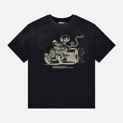 Deus Ex Machina - CELESTIAL ROD TEE - Anthracite