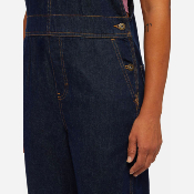 DICKIES - CLASSIC DENIM BIB W - Rinsed