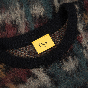 DIME - PLAID MOHAIR KNIT - Black