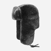 Kangol - Faux Fur Trapper - Black