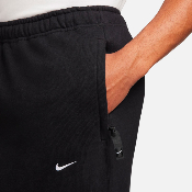 Nike - Solo Swoosh Men's Open Hem Brushed Back Fleece Pants - Black