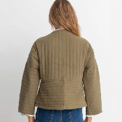 Rhythm - JYOTI QUILTED JACKET - Olive