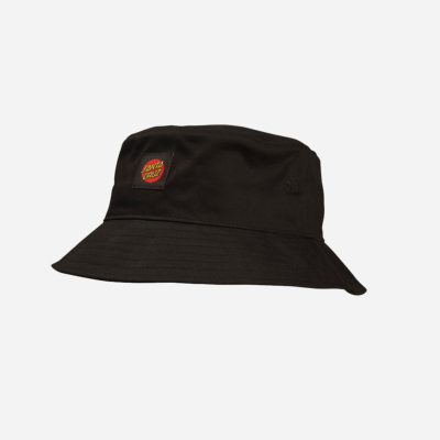 SANTA CRUZ - CLASSIC LABEL BUCKET HAT - Black