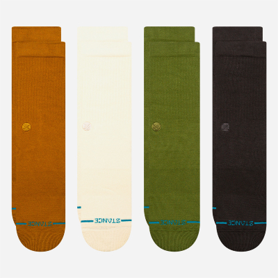 STANCE - ICON CREW 4 PACK - Gold