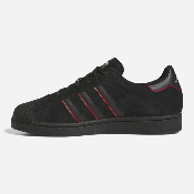 Adidas Skateboarding - Superstar x Felipe - Core Black / Better Scarlet / Gold Metallic