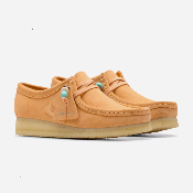 Clarks Originals - Wallabee Womens - Pale Peach Suede