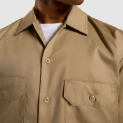 DICKIES - WORK SHIRT SS REC - Khaki