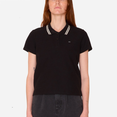 OBEY W - DUAL POLO SS - Digital Black