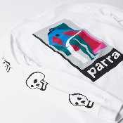Parra - Lowering the bar long sleeve t-shirt - White