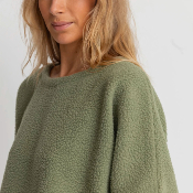 Rhythm - JYOTI REVERSE FLEECE - Sage