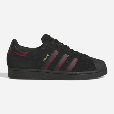 Adidas Skateboarding - Superstar x Felipe - Core Black / Better Scarlet / Gold Metallic