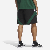 Adidas Skateboarding - Football Short - Black / Dark Green / White