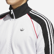 Adidas Skateboarding - Tyshawn Track Jacket - Crystal White / Black / Better Scarlet