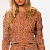 AMUSE SOCIETY - QUINCY LS SWEATER - Gingersnap
