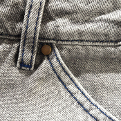 Butter Goods - Encounter Denim Shorts - Washed Soft Grey