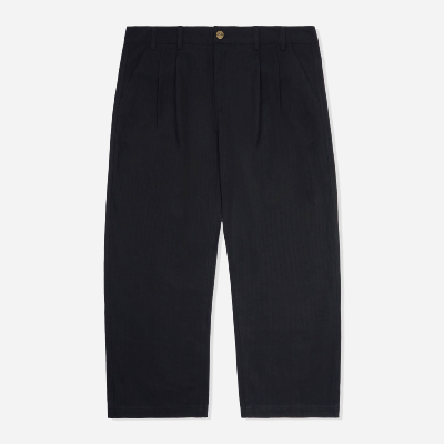 Butter Goods  - Pleated Trousers - Black