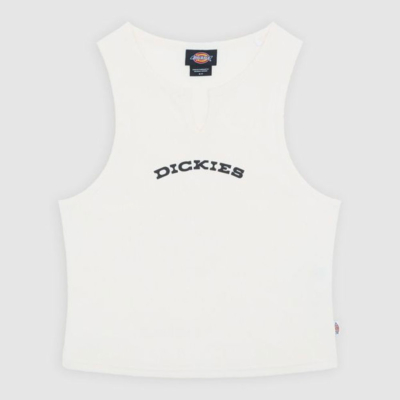 Dickies W - V Neck Top - Egret