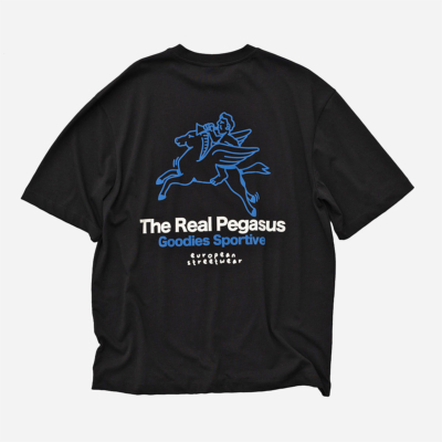 Goodies Sportive - Real Pegasus Tee - Black