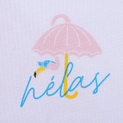 Hélas - Flamingo Tee - White
