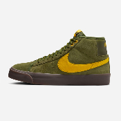 NIKE SB - BLAZER MID x ANTIHERO QS - Rough Green Amarillo Rough Green