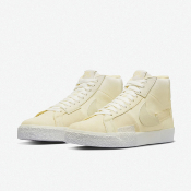 NIKE SB - ZOOM BLAZER MID PREMIUM "UNDYED" - LEMON WASH/LEMON WASH-LEMON WASH-WHITE