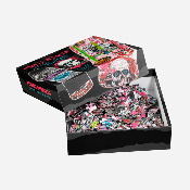 Powell Peralta - Skull & Sword Geegah Puzzle - Hot pink