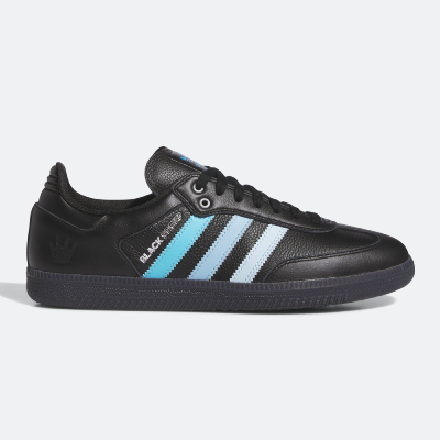 Adidas Skateboarding x Charlotte Football Club x Black Sheep - Samba ADV - Core Black / Cloud White / Ice Blue